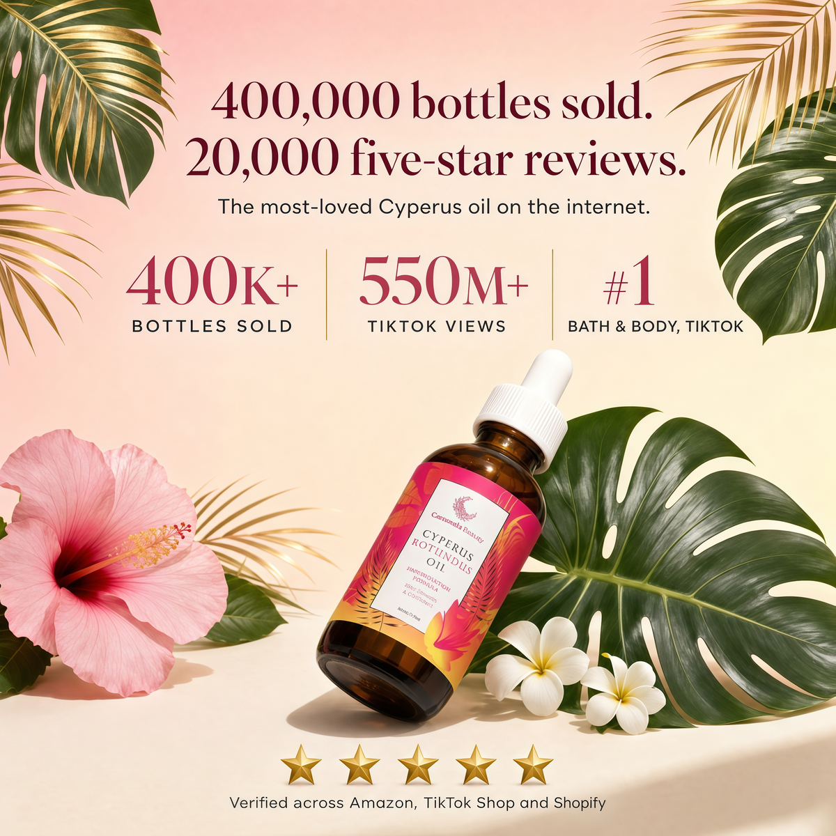 Cyperus Rotundus Oil for Smooth-Looking Skin