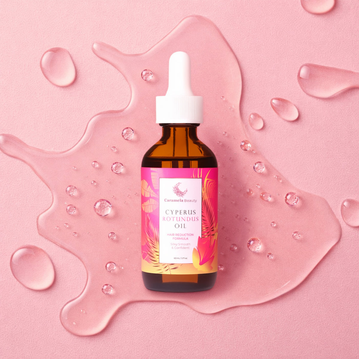 Botanical oil bottle